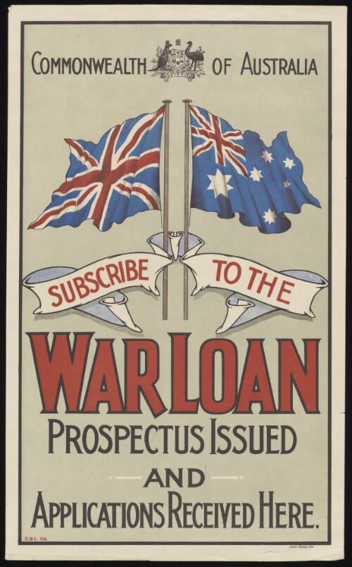 Subscribe to the war loan, prospectus issued and applications received here [picture]