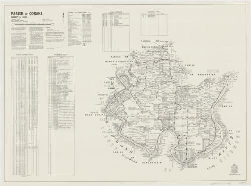 Parish of Coraki, County of Rous [cartographic material] / printed & published by Dept. of Lands Sydney
