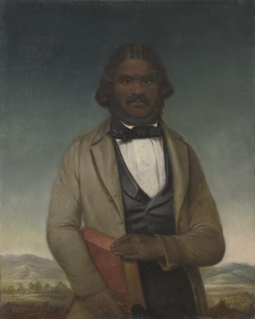 Portrait of Samuel Kandwillan, a pupil of the natives' training institution, Poonindie, South Australia [picture] / [J.M. Crossland]