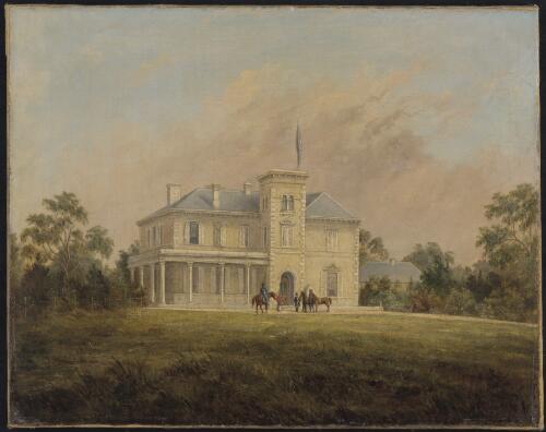 Government House, Melbourne, 1858 [picture] / J.D. Stone