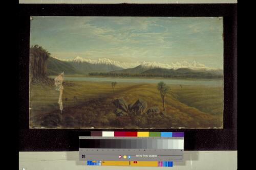 View of Mount Cook from the mouth of the Waiau, New Zealand [picture] / W.M.N. Watkins
