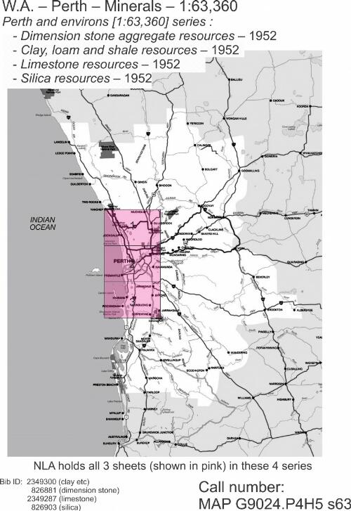 Perth and environs [1:63 360] series : limestone resources [cartographic material] / Geological Survey of Western Australia