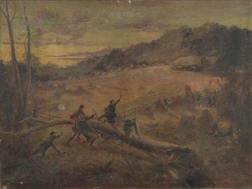 Capture of Ned Kelly [picture] / P.W. Marony