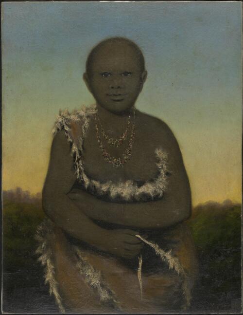 Portrait of Truganini, daughter of the Chief of Bruny Island, Van Diemen's Land [picture] / B.D