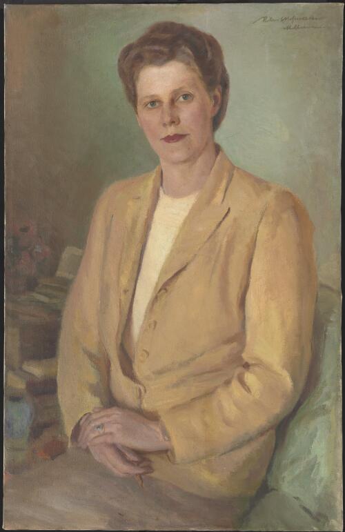 Portrait of Henrietta Drake-Brockman [picture] / Robert Hofmann