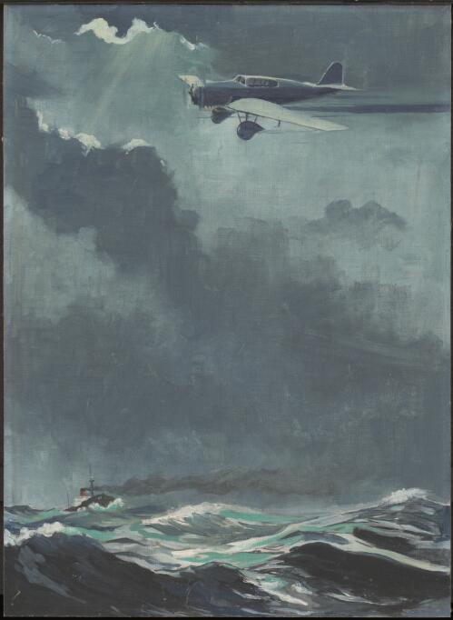 Seascape showing Melrose's Percival Gull [picture] / [Frank Dunne]