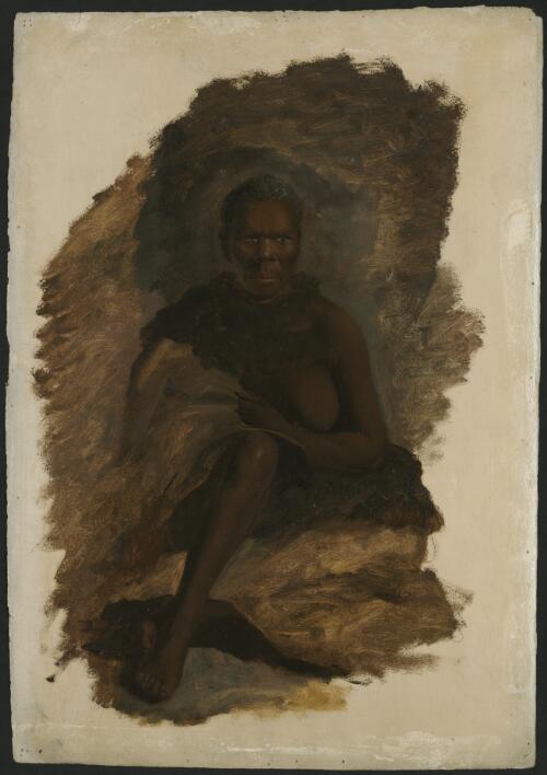 Study of a Tasmanian Aboriginal woman [picture] / [Robert Dowling]