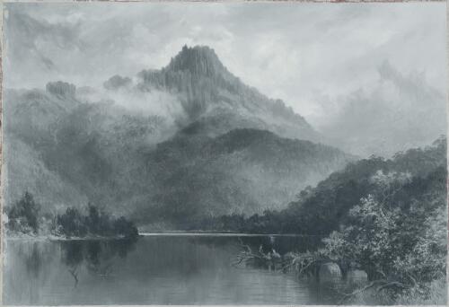 Mount King William from Lake George, Tasmania [picture] / W.C. Piguenit