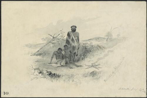 Natives of So. [i.e. South] Australia, Adelaide, Jany 29th, 1849 [picture] / S.T.G