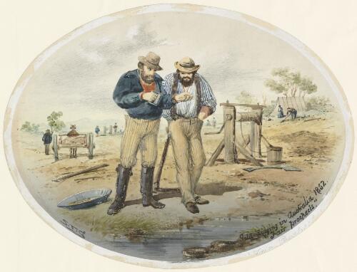 Gold digging in Australia 1852 [picture] : fair prospects / S.T.G