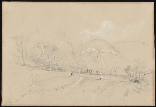 Near Weibalenna [i.e. Wybalenna], Flinders, Mar 5, 1845 [picture] / J.S. Prout