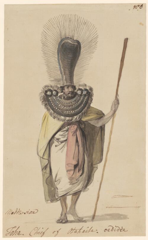 Toha, Chief of Otahaite, Oedidee [picture] / [Philippe Jacques de Loutherbourg]