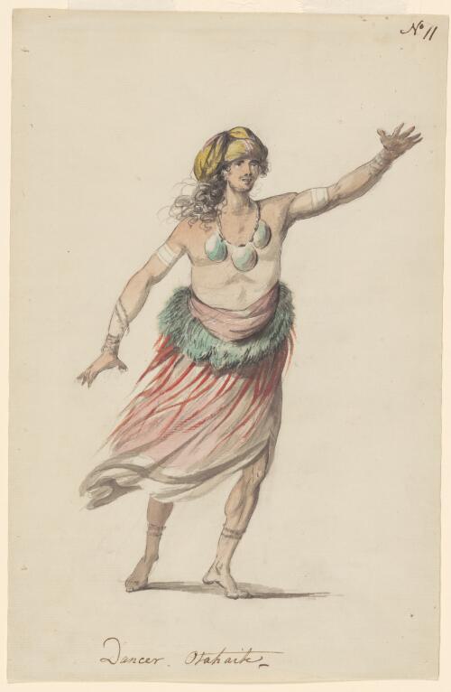 Dancer, Otahaite [picture] / Philippe Jacques de Loutherbourg