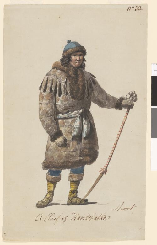 A chief of Kamtchatka [picture] / [Philippe Jacques de Loutherbourg]
