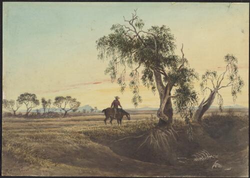 [On the plains near Challicum] [picture] / D.E. Cooper