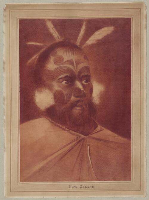 Portrait of a Maori chieftain [picture] / [William Hodges]