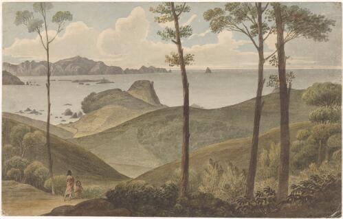 Entrance of the Bay of Islands, New Zealand [picture] / [Augustus Earle]