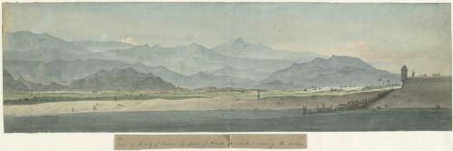 View of the city of Lima, the plains of Remac, [i.e. Rimac] & a distant view of the Andes [picture] / [Augustus Earle]