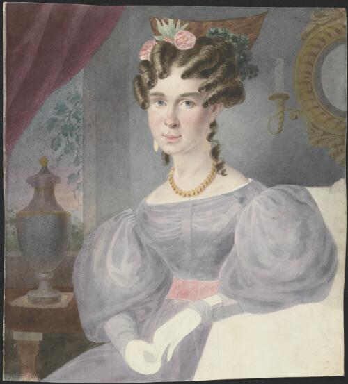Portrait of a lady [picture] / [Augustus Earle]