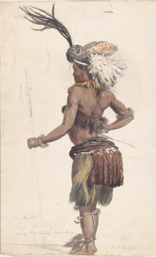 Unkotani, son of Matlapi, one of Cetawayo's head chiefs [picture] / G.F. Angas