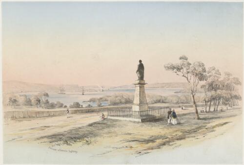 Entrance to Domain, Sydney, ca. 1853 [picture] / G.F. Angas