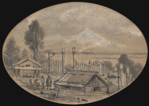 Mount Egmont, a view from the opposite side to Hawera [picture] / E.S.H