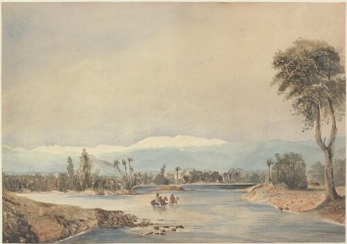 Otaki River, May 1854 [picture] / W.A.Mc