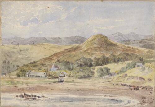 Akaroa, New Zealand, 1872 [picture] / [Stephen Watkins]