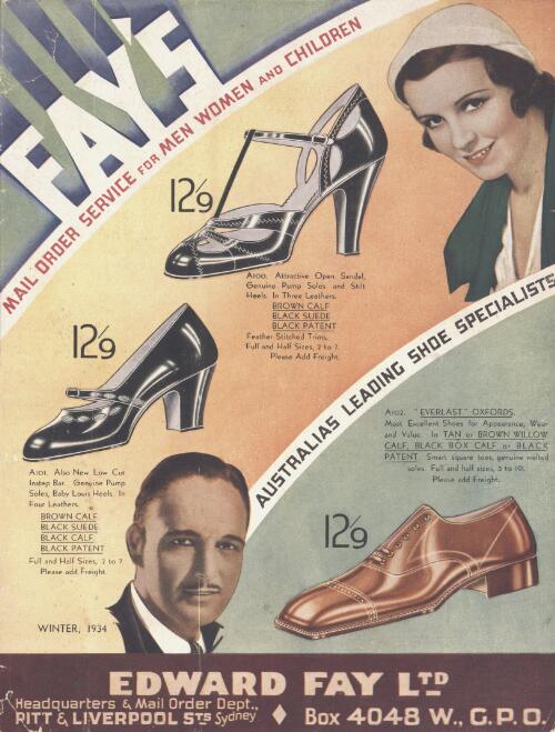 [Footwear industry : trade catalogues ephemera collected by the National Library of Australia]