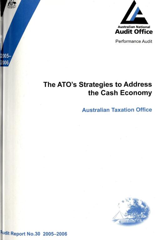 The ATO's strategies to address the cash economy : Australian Taxation Office