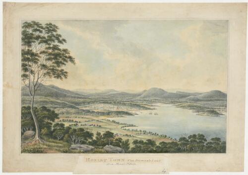 Hobart Town, Van Dieman's [i.e. Diemen's] Land [picture] / [Joseph Lycett]