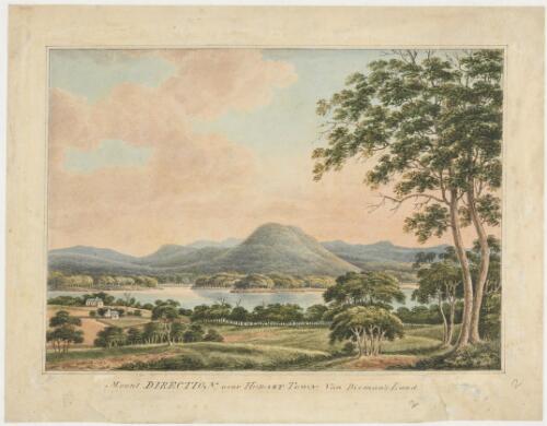 Mount Direction, near Hobart Town, Van Dieman's [i.e. Diemen's] Land [picture] / [Joseph Lycett]