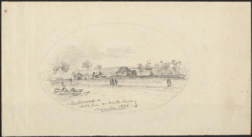 Melbourne, sketch from Mr. Smith's fence, November, 1836 [picture] / R.R