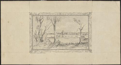 Melbourne from the falls, sketched June 30th, 1837 [picture] / [Robert Russell]