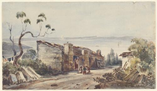 Sketch at Mrs. Darling's Point, near Sydney, 1835 [picture] / [Robert Russell]
