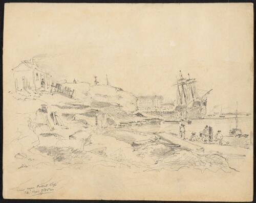 View near Patent Slip, Sydney, 7 September 1835 [picture] / [Robert Russell]