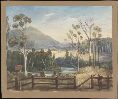 Mount Johnson from C. Wilsons farm, Patersons River, New South Wales, ca. 1837 [picture]