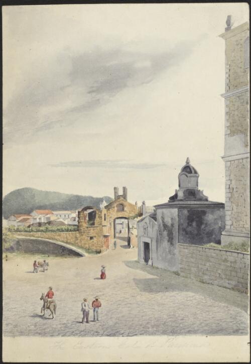The eastern gate of Panama [picture] / [James Gay Sawkins]