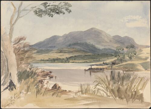Mount Wellington from Montague [i.e. Montagu] Bay, V.D.L. [picture] / [Charles Edward Stanley]