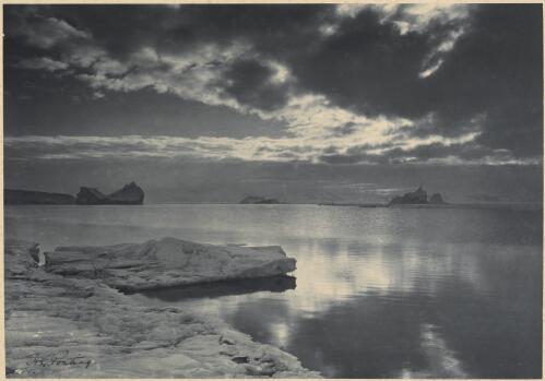 Midnight in the Antarctic summer [picture] / H. G. Ponting
