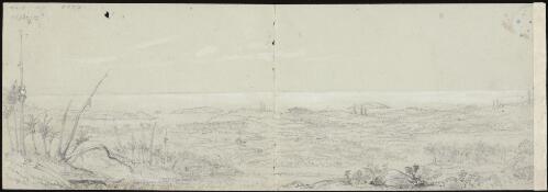 From the top of the hills on W. side of Isle of Pines, Oct., 1853 [picture] / [Henry John Douglas-Scott-Montagu]