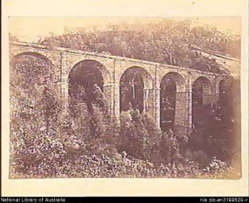View of the Knapsack Gully viaduct [picture] / N.J. Caire