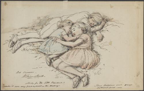 Study for The little wanderers [picture] / William Strutt