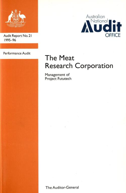 The Meat Research Corporation : management of Project Fututech / authors: John Bowden, Dianne Barr, Russell Reid