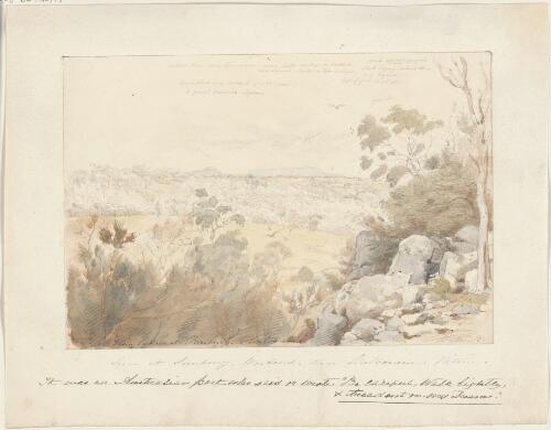 View taken at Sunbury, Woodend near Melbourne, Victoria [picture] / W. Strutt