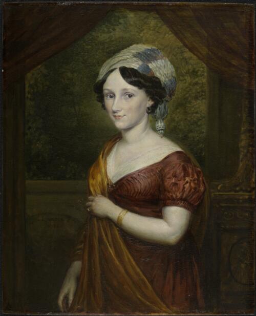 Portrait of Eliza, wife of Governor Darling, 1825 [picture] / J. Linnell