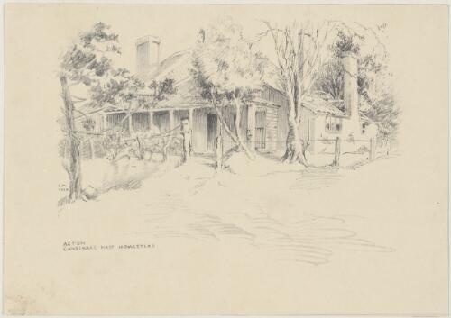 Acton, Canberra's first homestead [picture] / E.M