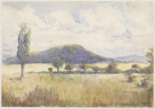 Canberra terrain, a.m., 1924 [picture] / E. Mort