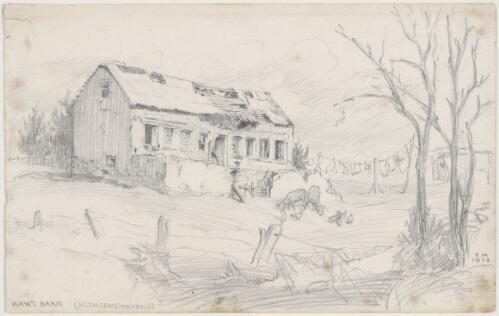 Kaye's barn (Klensendorlffe's), 1922 [picture] / E.M