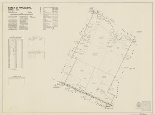 Parish of Woolartha, County of Oxley [cartographic material] / printed & published by Dept. of Lands Sydney